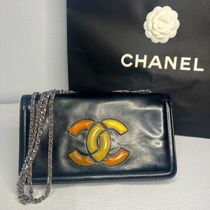 💎CHANEL VINYL LIPSTICK WALLET ON CHAIN💎